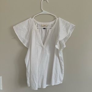 a new day white work blouse